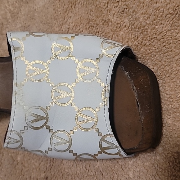 VALENTINO BY MARIO VALENTINOKiki Heeled Slide Sandal SZ 7.5 MARKED EU 38 - Picture 5 of 14